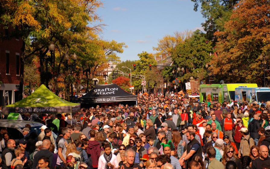 Harvard Square Oktoberfest and HONK! Parade