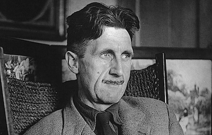 Headshot of George Orwell, author of 1984.