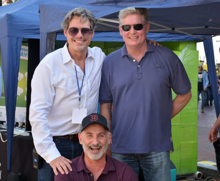 three men